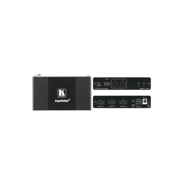 Kramer Avsm 2X1 4K Hdr Hdmi Auto Switcher - Vs-211X (20-80549090)