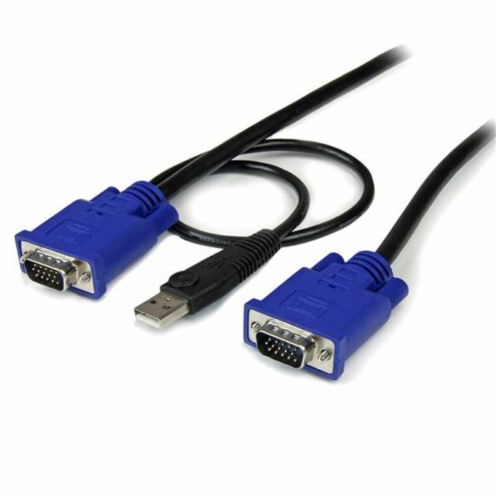 Switch KVM Startech SVECONUS6 Blanco Negro 1,8 m Switch KVM Startech SVECONUS6 Blanco Negro 1,8 m