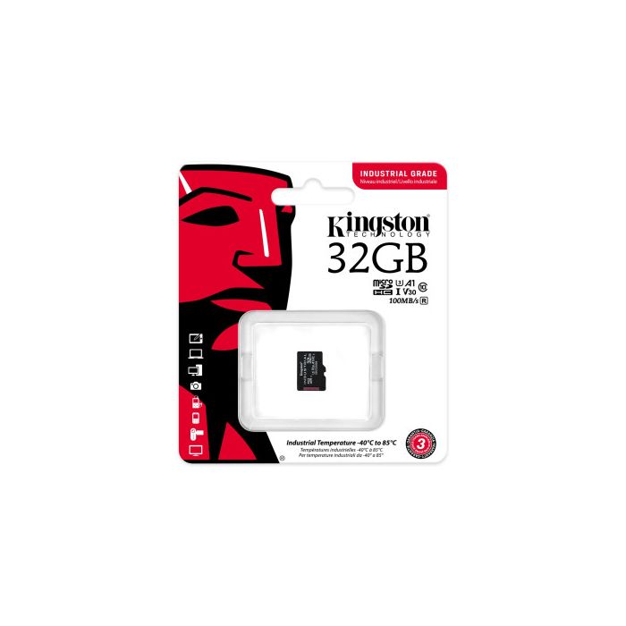 Kingston Technology Industrial 32 GB MicroSDHC UHS-I Clase 10 2