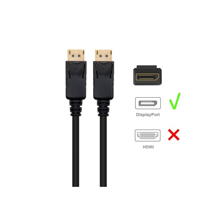 Ewent EC1407 cable DisplayPort 3 m Negro 1