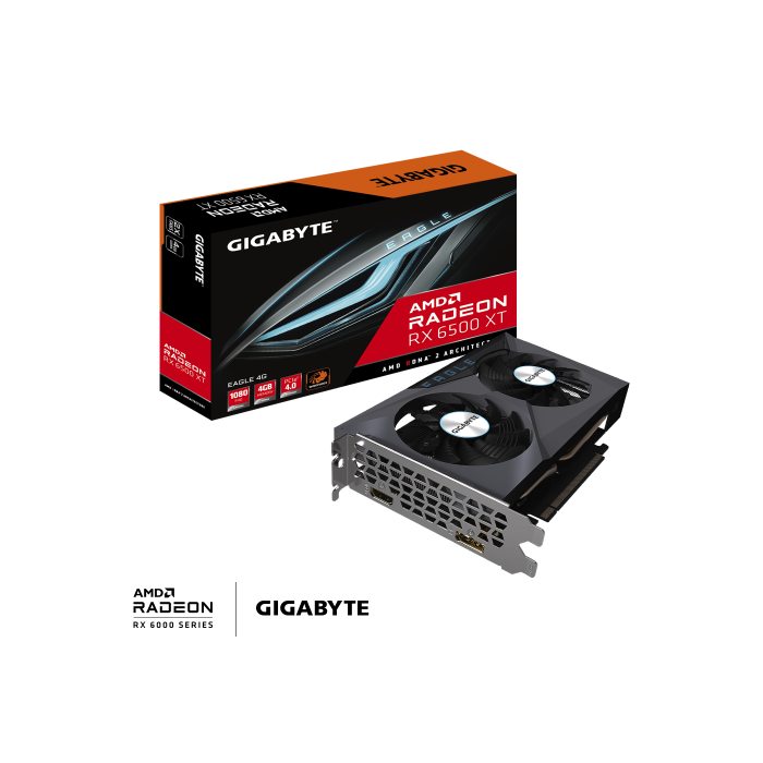 Gigabyte Radeon RX 6500 XT EAGLE 4G AMD 4 GB GDDR6 1