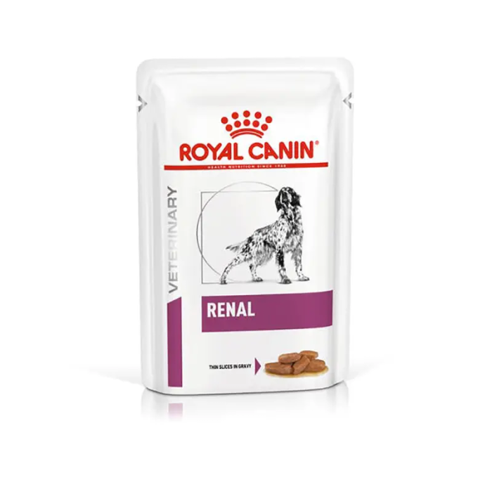 Royal Canin Canine Renal Finas Laminas En Salsa 12x100 gr Pouch