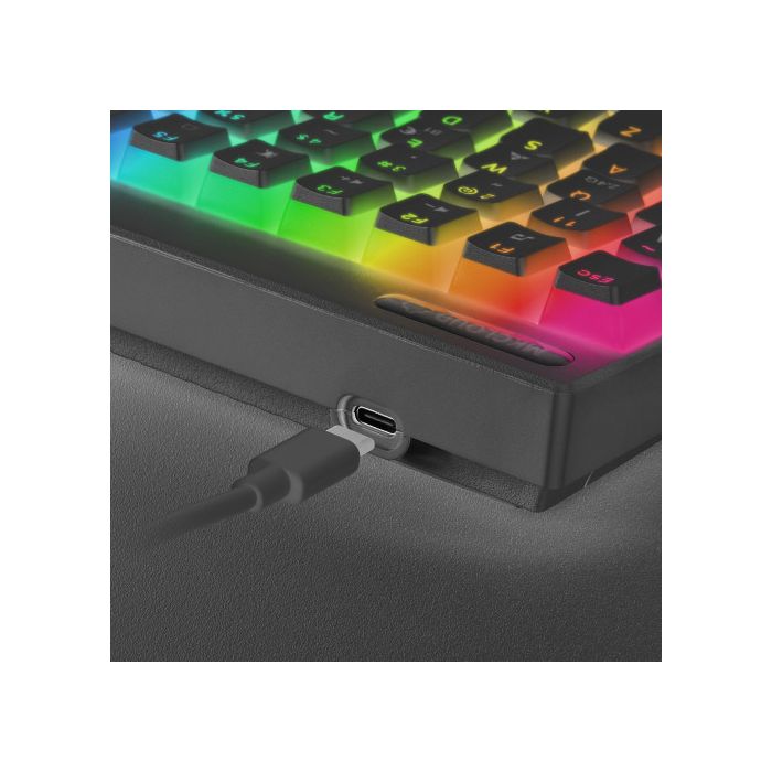 Mars Gaming MKCLOUD Teclado Inalámbrico RGB Negro Switch Rojo Portugués 2