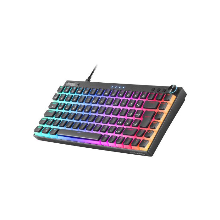 Mars Gaming MKCLOUD Teclado Inalámbrico RGB Negro Switch Rojo Portugués 5