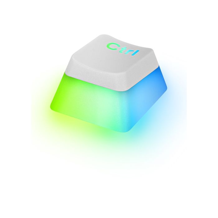 Mars Gaming MKCLOUD Teclado Inalámbrico RGB Blanco Switch Azul Portugués 6