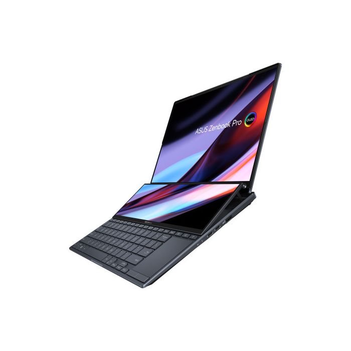 ASUS ZenBook Pro 14 Duo OLED OLED UX8402ZE-M3050W - Portátil 14.5" WQXGA+ (Core i7-12700H, 16GB RAM, 512GB SSD, GeForce RTX 3050 Ti 4GB, Windows 11 Home) Negro tecnológico- Teclado QWERTY español 9