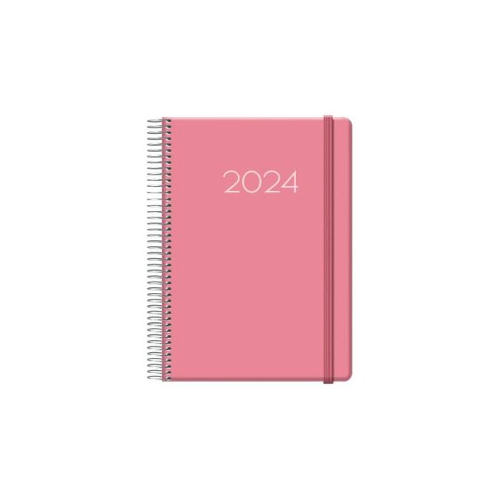 Agenda 2024 Denver Día Página 15 X 21 Cm. Color Rosa Dohe 12723 - 24 1