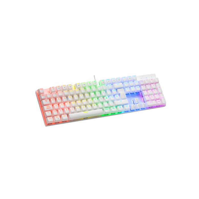 Mars Gaming MK422 Blanco Teclado Gaming RGB Switch Mecánico Marrón Idioma Portugués 1 Mars Gaming MK422 Blanco Teclado Gaming RGB Switch Mecánico Marrón Idioma Portugués 1