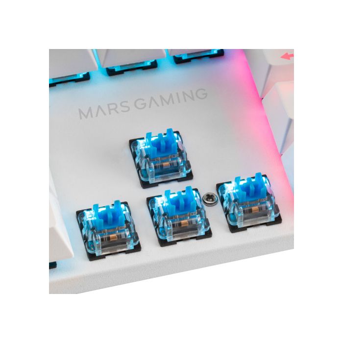 Mars Gaming MK422 Blanco Teclado Gaming RGB Switch Mecánico Marrón Idioma Portugués 4 Mars Gaming MK422 Blanco Teclado Gaming RGB Switch Mecánico Marrón Idioma Portugués 4