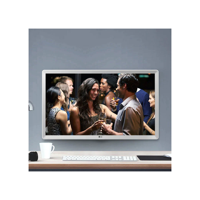 Televisor LG 24TN510S-WZ 24"/ HD/ Smart TV/ WiFi/ Blanco