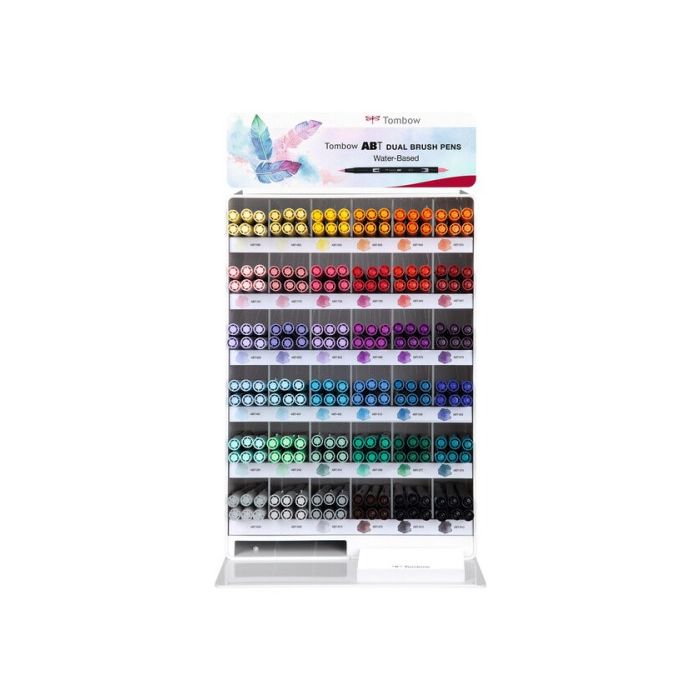 Tombow Rotuladores ABT Dual Brush PACK Expositor MOD-36C-DIS + CABECERAS KIT-216 (36 Colores) - ABT-MOD-36C-1-CONT