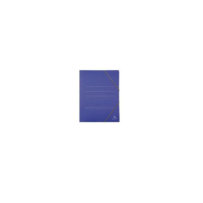 Carpeta Carton Azul 500 Gr./M2. Folio Goma Solapa Mariola 1085