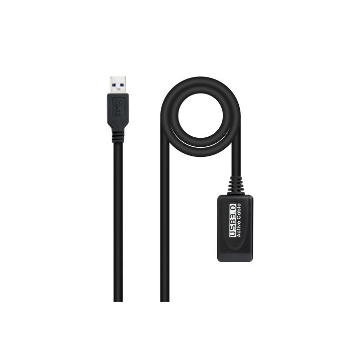 Cable Alargador USB TooQ 10.01.0311 Negro 5 m