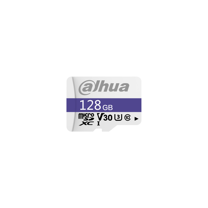 Dahua Microsd 128Gb Microsd Card, Read Speed Up To 95 Mb/S, Write Speed Up To 38 Mb/S, Speed Class C10, U3, V30, Tbw 80Tb (Dhi-Tf-C100/128Gb)