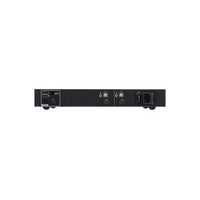 ATEN Switch KVM de Seguridad Avanzada HDMI USB 2 Puertos CS1182H4-AT-G, Compatible con PSD PP v4.0 NIAP, Soporta 4K UHD 60Hz