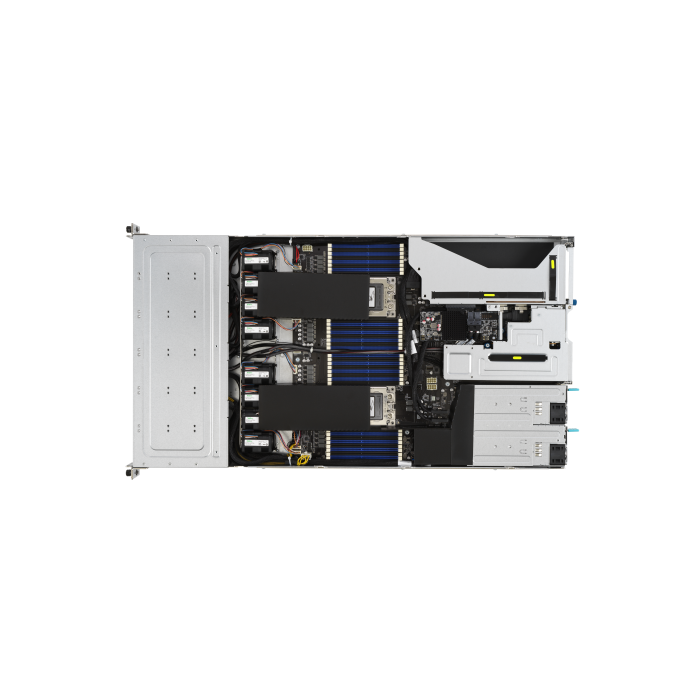 Asus RS700A-E11-RS12U 90SF01E2-M00650 Bastidor 2U Socket SP3, Memoria máxima 4096GB, Plata