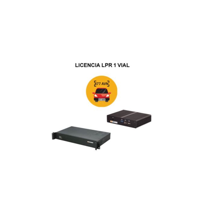 Videologic (LPR01) Licencia Adicional Vln-Lpr de Análisis de Vídeo para Servidor Lpr 1 Canal