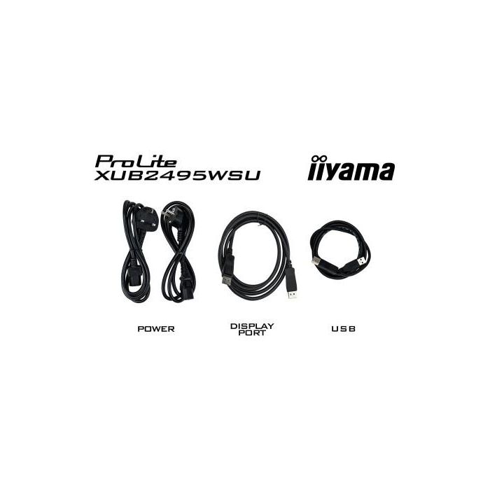 iiyama ProLite XUB2495WSU-B5 pantalla para PC 61,2 cm (24.1") 1920 x 1200 Pixeles WUXGA LCD Negro