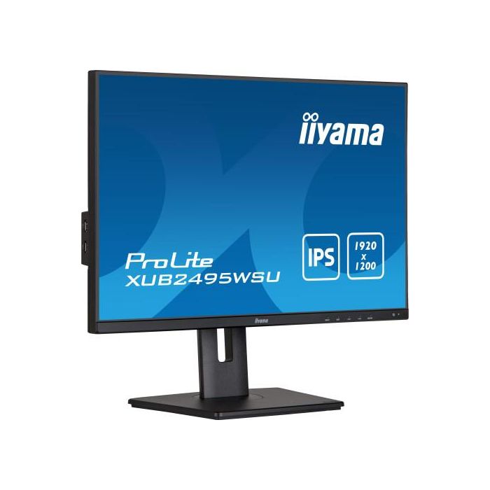 iiyama ProLite XUB2495WSU-B5 pantalla para PC 61,2 cm (24.1") 1920 x 1200 Pixeles WUXGA LCD Negro