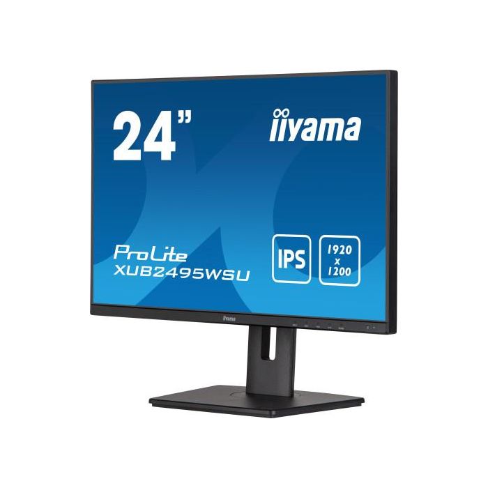 iiyama ProLite XUB2495WSU-B5 pantalla para PC 61,2 cm (24.1") 1920 x 1200 Pixeles WUXGA LCD Negro