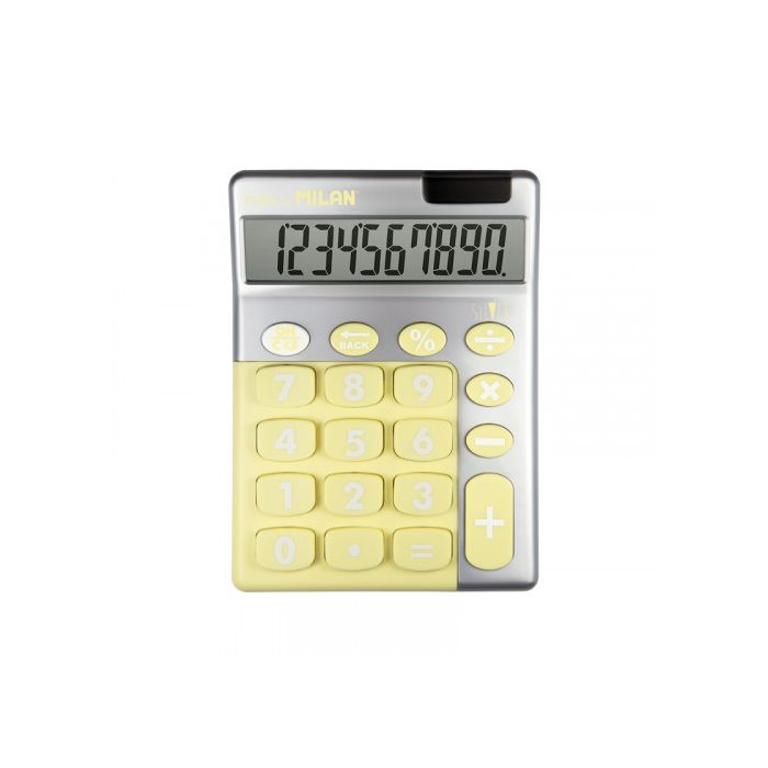 Caja expositora 6 calculadoras silver 10 dígitos milan colores/modelos surtidos 2