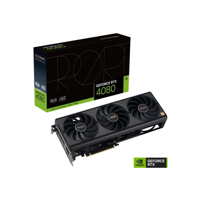 ASUS PROART-RTX4080-16G NVIDIA GeForce RTX 4080 16 GB GDDR6X 3 ASUS PROART-RTX4080-16G NVIDIA GeForce RTX 4080 16 GB GDDR6X 3
