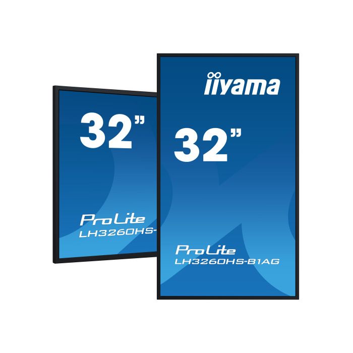 iiyama PROLITE Pizarra de caballete digital 80 cm (31.5") LED Wifi 500 cd / m² Full HD Negro Procesador incorporado Android 11 24/7 6
