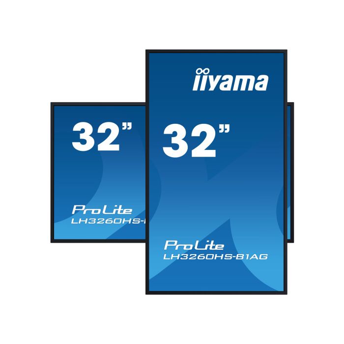 iiyama PROLITE Pizarra de caballete digital 80 cm (31.5") LED Wifi 500 cd / m² Full HD Negro Procesador incorporado Android 11 24/7 7