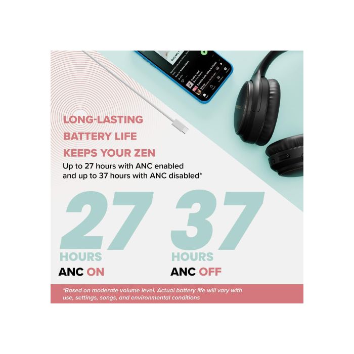 Creative Headsets Zen Hybrid Black 4 Creative Headsets Zen Hybrid Black 4