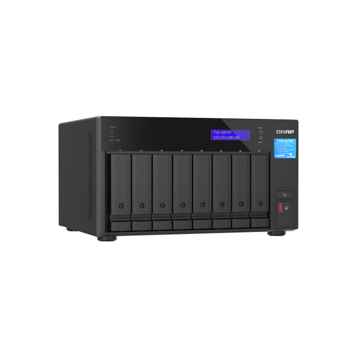 QNAP TVS-H874T-I9-64G servidor de almacenamiento NAS Torre Ethernet Negro 1 QNAP TVS-H874T-I9-64G servidor de almacenamiento NAS Torre Ethernet Negro 1