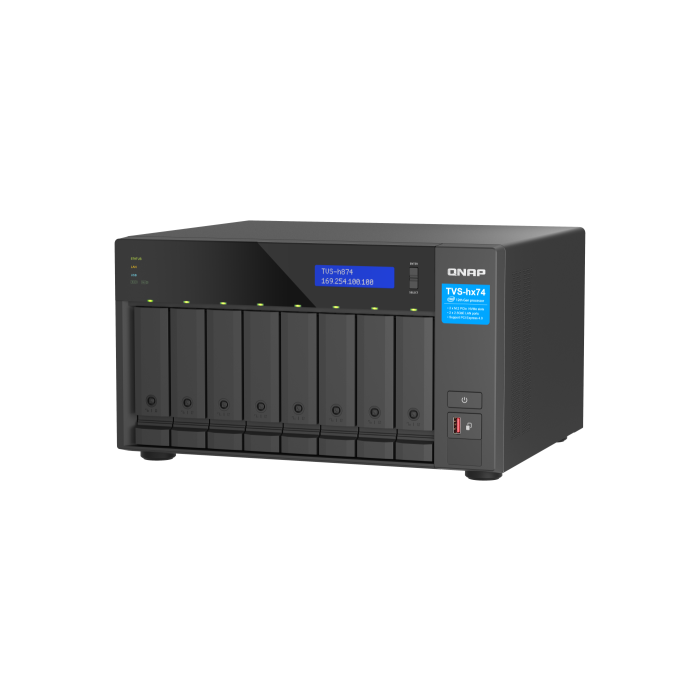 QNAP TVS-H874T-I9-64G Servidor NAS Torre con Intel Core i9, 64GB RAM, 8 Bahías, SATA HDD/SSD, 10GbE, Negro QNAP TVS-H874T-I9-64G Servidor NAS Torre con Intel Core i9, 64GB RAM, 8 Bahías, SATA HDD/SSD, 10GbE, Negro