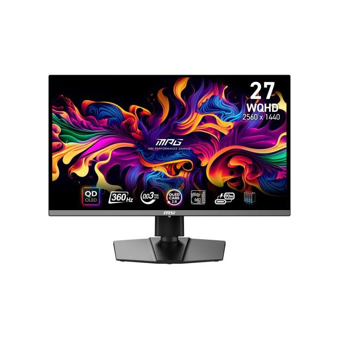 MSI MPG 271QRX QD-OLED pantalla para PC 67,3 cm (26.5") 2560 x 1440 Pixeles Wide Quad HD QDOLED Negro