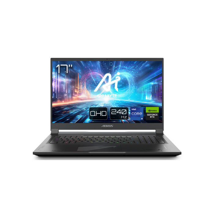 AORUS 17X AZF-D5ES665SH ordenador portatil Portátil 43,9 cm (17.3") Quad HD Intel® Core™ i9 i9-13980HX 32 GB DDR5-SDRAM 2 TB SSD NVIDIA GeForce RTX 4070 Wi-Fi 6E (802.11ax) Windows 11 Home Negro