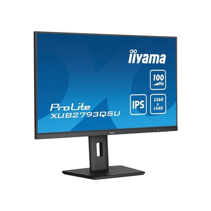 iiyama ProLite XUB2793QSU-B6 LED display 68,6 cm (27") 2560 x 1440 Pixeles Quad HD Negro 3
