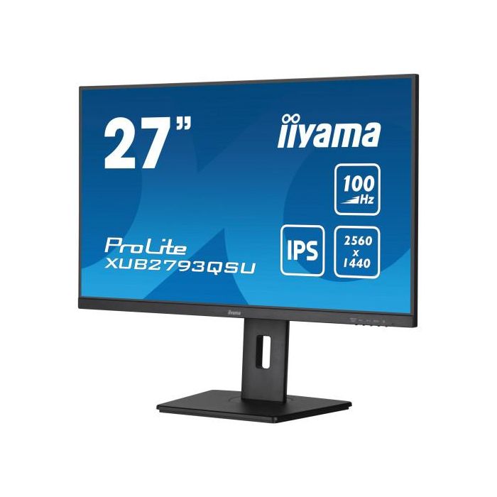 iiyama ProLite XUB2793QSU-B6 LED display 68,6 cm (27") 2560 x 1440 Pixeles Quad HD Negro 4
