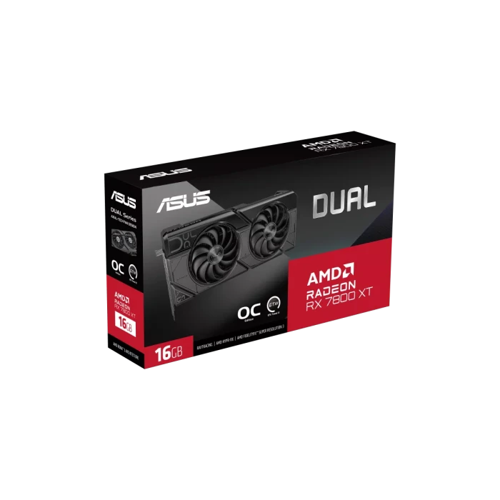 ASUS Dual -RX7800XT-O16G AMD Radeon RX 7800 XT 16 GB GDDR6 11