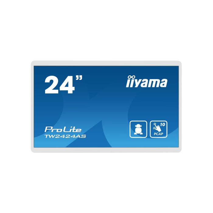 IIYAMA TW2424AS-W1 Monitor Táctil 60.5cm (23.8") M-Touch 16:9 HDMI Android para Retail