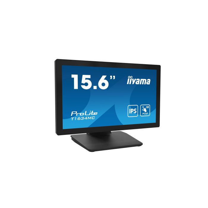 iiyama ProLite T1634MC-B1S pantalla para PC 39,6 cm (15.6") 1920 x 1080 Pixeles Full HD LED Pantalla táctil Negro 1 iiyama ProLite T1634MC-B1S pantalla para PC 39,6 cm (15.6") 1920 x 1080 Pixeles Full HD LED Pantalla táctil Negro 1