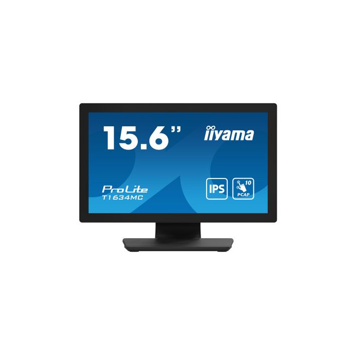 iiyama ProLite T1634MC-B1S pantalla para PC 39,6 cm (15.6") 1920 x 1080 Pixeles Full HD LED Pantalla táctil Negro iiyama ProLite T1634MC-B1S pantalla para PC 39,6 cm (15.6") 1920 x 1080 Pixeles Full HD LED Pantalla táctil Negro