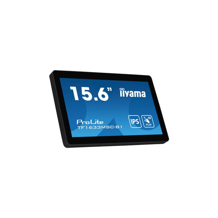 iiyama ProLite TF1633MSC-B1 pantalla para PC 39,6 cm (15.6") 1920 x 1080 Pixeles Full HD Pantalla táctil Negro 4
