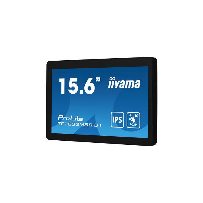 iiyama ProLite TF1633MSC-B1 pantalla para PC 39,6 cm (15.6") 1920 x 1080 Pixeles Full HD Pantalla táctil Negro 5