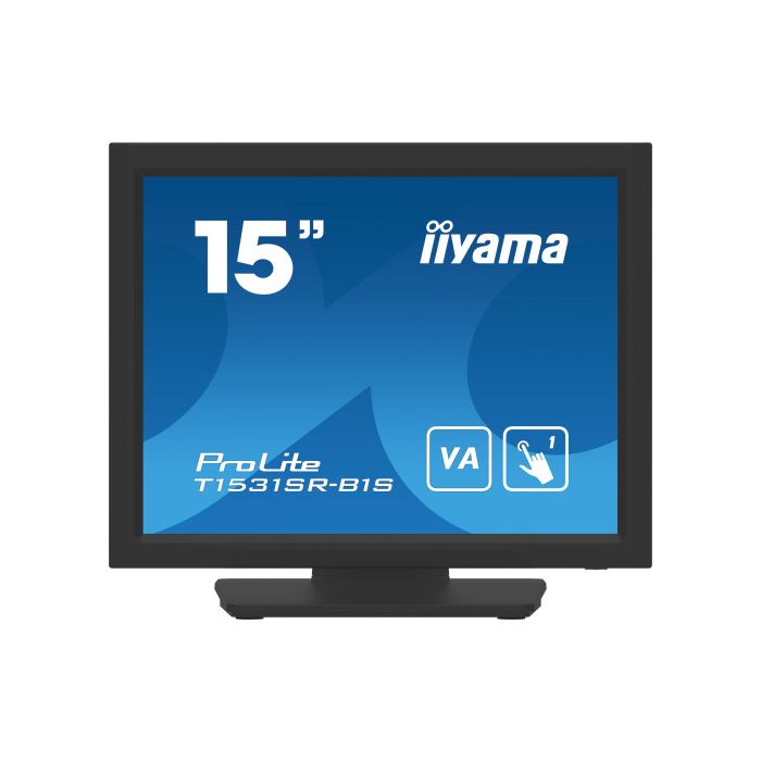 iiyama T1531SR-B1S monitor POS 38,1 cm (15") 1024 x 768 Pixeles XGA Pantalla táctil iiyama T1531SR-B1S monitor POS 38,1 cm (15") 1024 x 768 Pixeles XGA Pantalla táctil