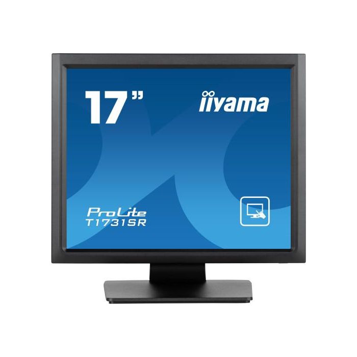 IIYAMA T1731SR-B1S Monitor táctil 43.0cm (17") 5:4 HDMI+DP Spk negro para retail