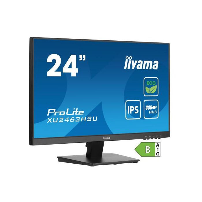 iiyama ProLite XU2463HSU-B1 pantalla para PC 60,5 cm (23.8") 1920 x 1080 Pixeles Full HD LED Negro 1