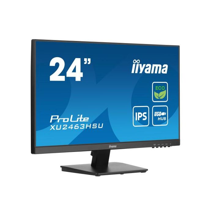 iiyama ProLite XU2463HSU-B1 pantalla para PC 60,5 cm (23.8") 1920 x 1080 Pixeles Full HD LED Negro 2