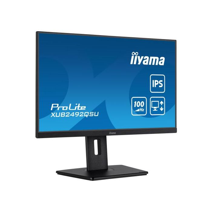 iiyama ProLite XUB2492QSU-B1 pantalla para PC 60,5 cm (23.8") 2560 x 1440 Pixeles Wide Quad HD LED Negro 2