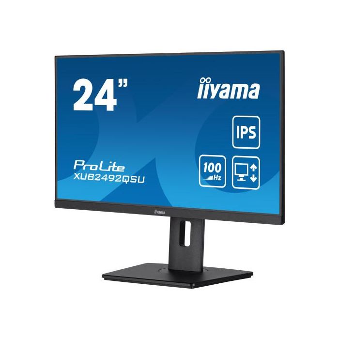 iiyama ProLite XUB2492QSU-B1 pantalla para PC 60,5 cm (23.8") 2560 x 1440 Pixeles Wide Quad HD LED Negro 3