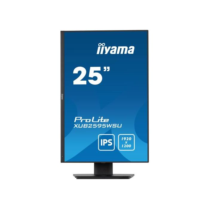 iiyama ProLite XUB2595WSU-B5 pantalla para PC 63,5 cm (25") 1920 x 1200 Pixeles WUXGA LED Negro 1