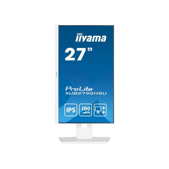 iiyama ProLite XUB2792HSU-W6 LED display 68,6 cm (27") 1920 x 1080 Pixeles Full HD Blanco 1