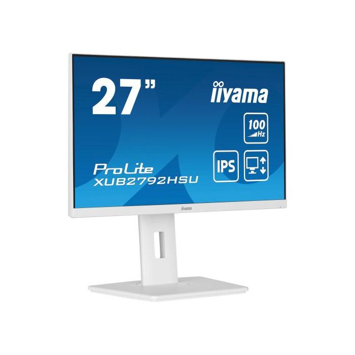 iiyama ProLite XUB2792HSU-W6 LED display 68,6 cm (27") 1920 x 1080 Pixeles Full HD Blanco 2